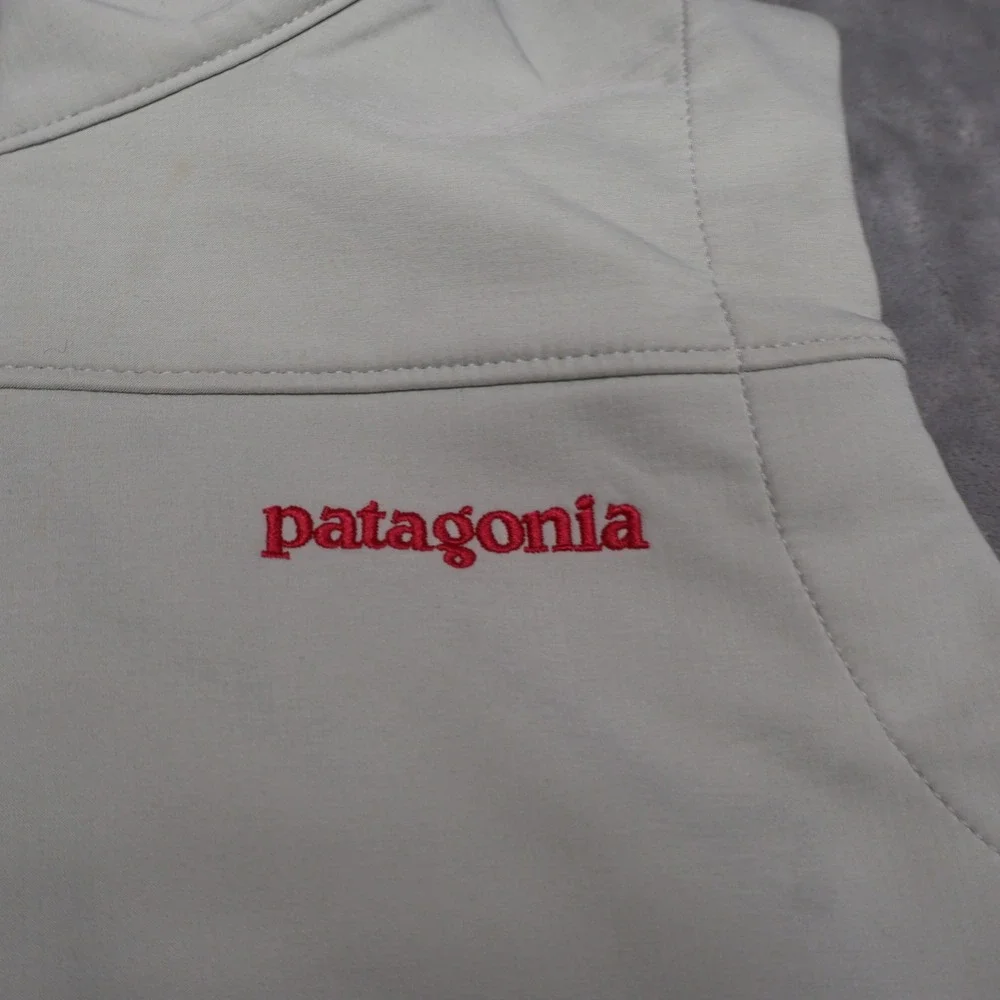 Patagonia Adze Vest Womens Medium White Polartec Athleisure Stretch Outdoor LOGO